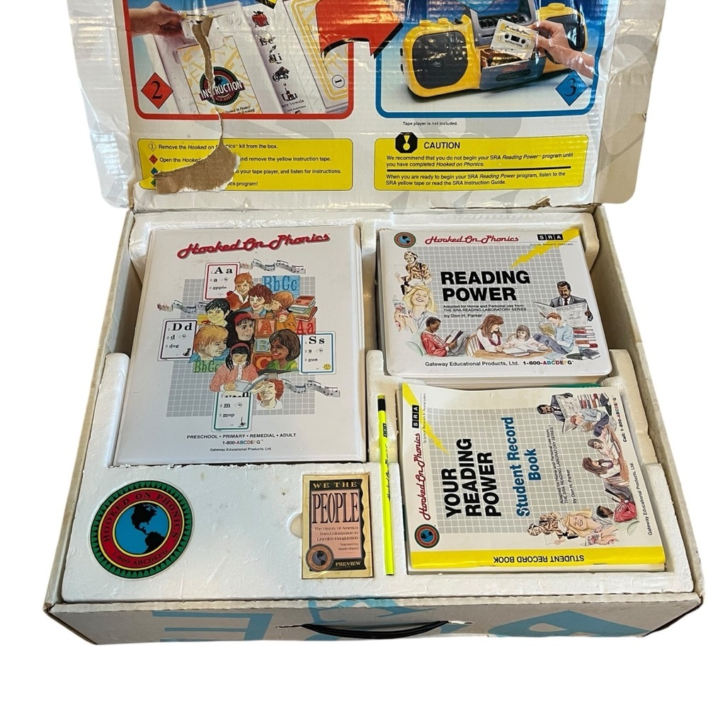 Hooked on Phonics vintage 90s Reading Power Kit, complete cassette tapes - Picture 10 of 12